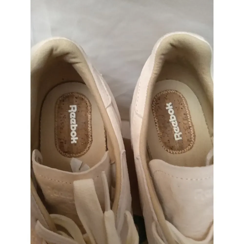 Reebok Men's Sz 13 Classic Leather LSTOff White Athletic Walking Shoes Sneakers
